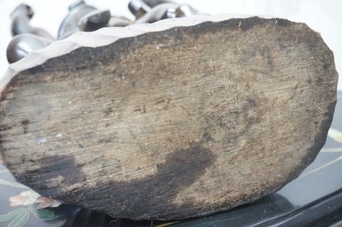 H-P STARA DREWNIANA RZEŹBA WOJOWNIK IGOROT Filipiny 73cm