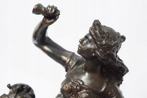 H-P ZEGAR KOMINKOWY PIĘKNY Z FIGURĄ