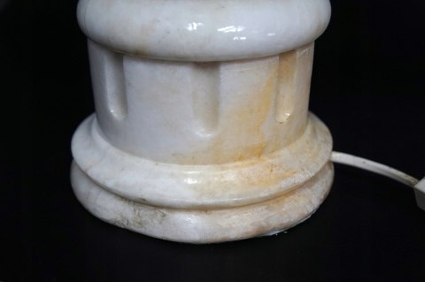 H-P CUDOWNA LAMPA AMFORA WAZA KAMIENNA Z ALABASTRU