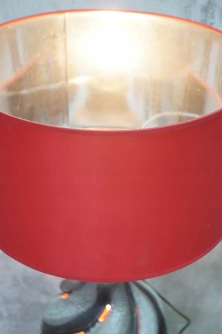 H-P DUŻA CERAMICZNA LAMPA STOŁOWA NIEMCY LATA 70-te