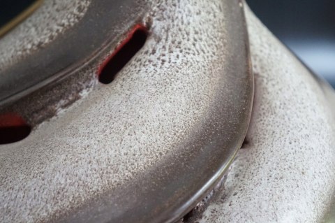 H-P DUŻA CERAMICZNA LAMPA STOŁOWA NIEMCY LATA 70-te