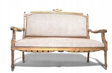 H-P EFEKTOWNA SOFA KANAPA W STYLU LUDWIKA XVI KLASYCZNA ELEGANCJA