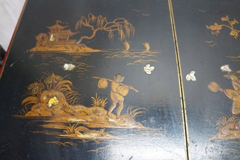 H-P NIESPOTYKANA KOMODA SZAFKA BARWNY BAREK - ORIENT CHINY