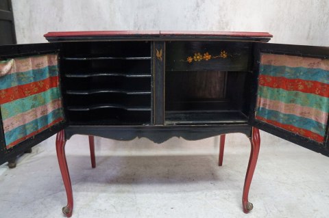 H-P NIESPOTYKANA KOMODA SZAFKA BARWNY BAREK - ORIENT CHINY