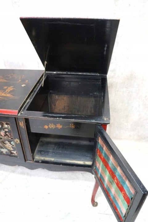 H-P NIESPOTYKANA KOMODA SZAFKA BARWNY BAREK - ORIENT CHINY
