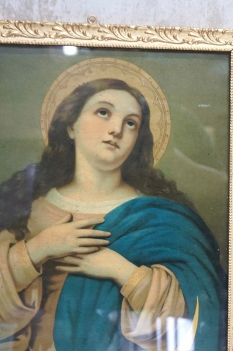 H-P PARA ZABYTKOWYCH OBRAZÓW RELIGIJNYCH MARIA I JEZUS - oleodruk\