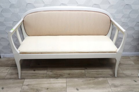 H-P SOFA KANAPA GUSTAWIAŃSKA BIAŁA do renowacji /s