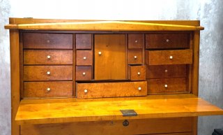 H-P STARA SEKRETERA SEKRETARZYK SZYFONIERA ANTYK z mnóstwem skrytek