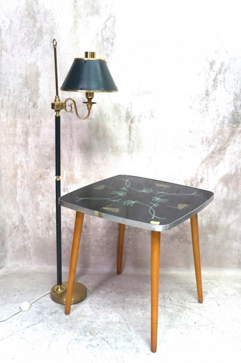 H-P STOLIK KAWOWY PATYCZAK Alburette Mid-century modern DDR PRL