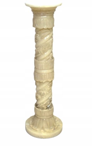 H-P WSPANIAŁA KOLUMNA ALABASTER PIEDESTAŁ WYSOKA 98cm