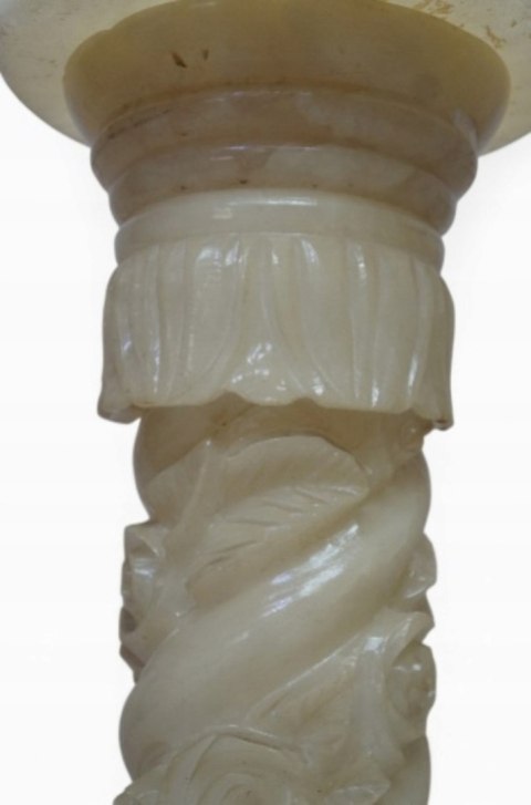 H-P WSPANIAŁA KOLUMNA ALABASTER PIEDESTAŁ WYSOKA 98cm