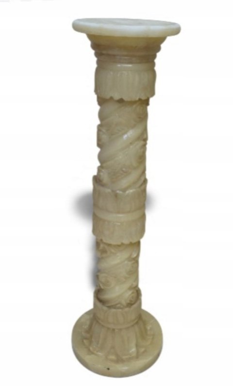 H-P WSPANIAŁA KOLUMNA ALABASTER PIEDESTAŁ WYSOKA 98cm