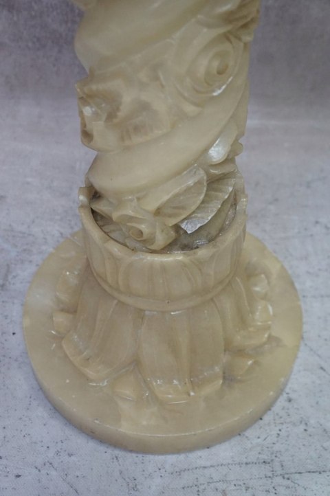 H-P WSPANIAŁA KOLUMNA ALABASTER PIEDESTAŁ WYSOKA 98cm