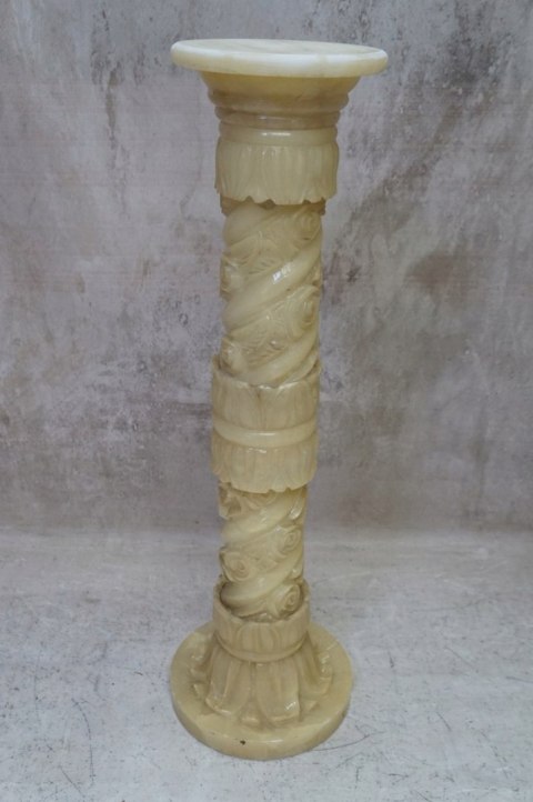 H-P WSPANIAŁA KOLUMNA ALABASTER PIEDESTAŁ WYSOKA 98cm