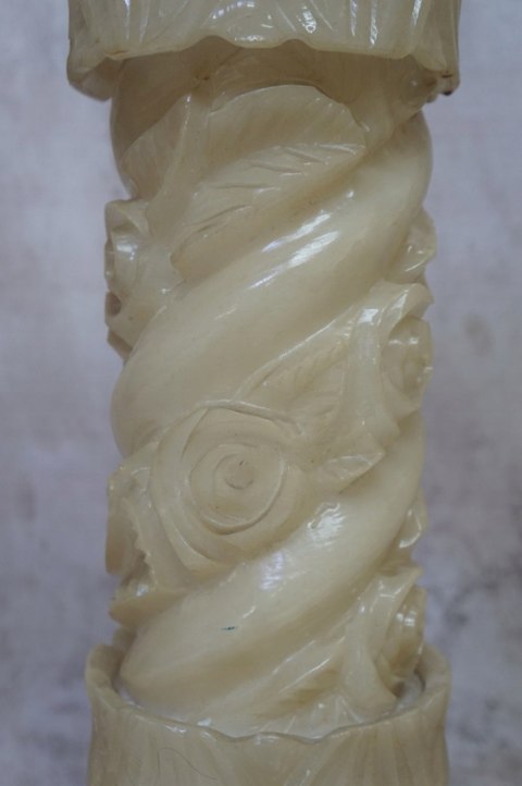 H-P WSPANIAŁA KOLUMNA ALABASTER PIEDESTAŁ WYSOKA 98cm