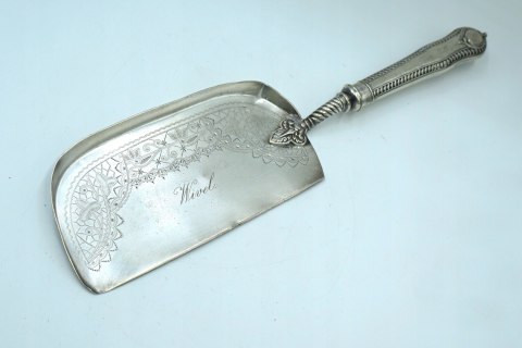 H-P ANTYCZNA ŁYŻKA DO ZBIERANIA OKRUCHÓW ZE STOŁU Mappin & Webb