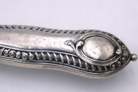 H-P ANTYCZNA ŁYŻKA DO ZBIERANIA OKRUCHÓW ZE STOŁU Mappin & Webb