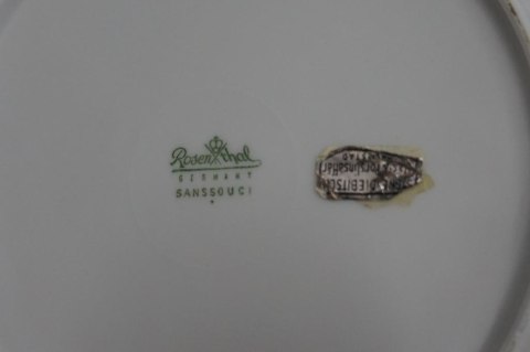 H-P KOMPLET ROSENTHAL TALERZ NA CIASTO +6 TALERZY DESEROWYCH Sanssouci