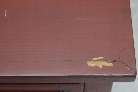 H-P UROCZA STARA SZAFKA MALOWANA KOMÓDKA z ażurowymi drzwiczkami SKANSEN