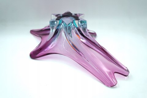 H-P WIELKA SZKLANA NIEPOWTARZALNA PATERA MURANO 51cm z Wenecji