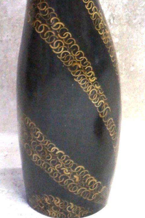 H-P WIELKO DEKORACYJNY WAZON DREWNIANY Z BALSY 102cm CUDNY