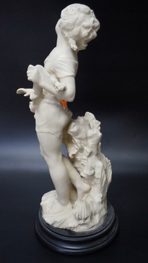 H-P CUDNA FIGURA RZEŹBA ALABASTER DZIEWCZYNA wzór Moreau