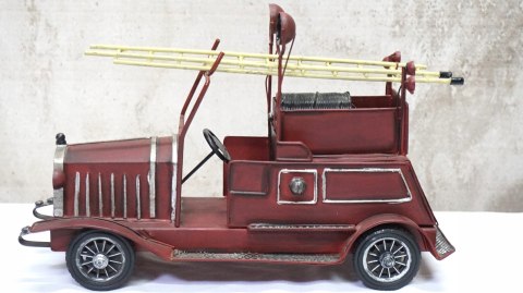 H-P DUŻY BLASZANY WÓZ STRAŻACKI - lata 50/ 60 autko zabawka retro vintage