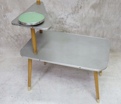 H-P KWIETNIK - STOLIK - VINTAGE LATA 60 RFN patyczak STOJAK POD KWIATY