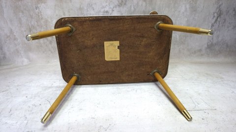 H-P KWIETNIK - STOLIK - VINTAGE LATA 60 RFN patyczak STOJAK POD KWIATY