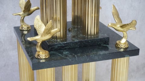 H-P OKAZAŁE TROFEUM PUCHAR DLA HODOWCY GOŁĘBI GOŁĘBIARZA 117cm