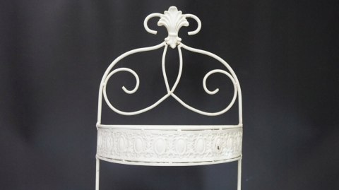 H-P PÓŁKA ŚCIENNA WISZĄCA VINTAGE RETRO KWIETNIK