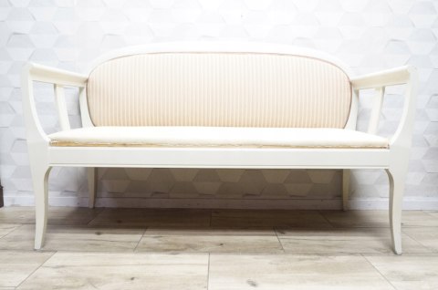 H-P SOFA KANAPA GUSTAWIAŃSKA BIAŁA do renowacji /n
