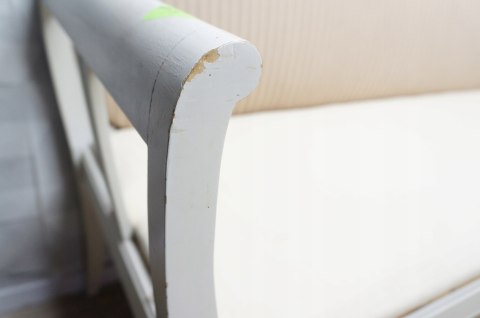 H-P SOFA KANAPA GUSTAWIAŃSKA BIAŁA do renowacji /n