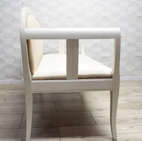 H-P SOFA KANAPA GUSTAWIAŃSKA BIAŁA do renowacji /n
