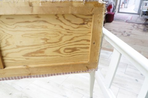H-P SOFA KANAPA GUSTAWIAŃSKA BIAŁA do renowacji /n