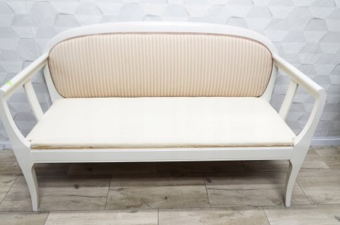 H-P SOFA KANAPA GUSTAWIAŃSKA BIAŁA do renowacji /n