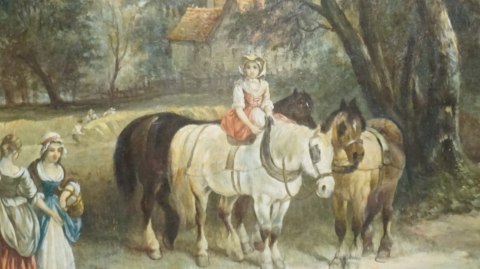 H-P WIEJSKA SIELANKA w/g Francis Wheatley (British, 1747-1801)