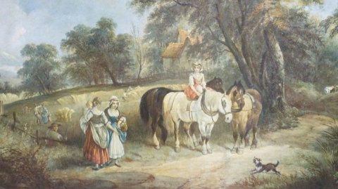 H-P WIEJSKA SIELANKA w/g Francis Wheatley (British, 1747-1801)