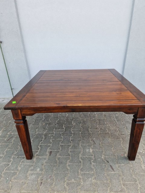 H-P WSPANIAŁY STÓŁ KOLONIALNY LITE DREWNO - 140cm x 140cm KWADRAT