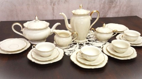 H-p ROSENTHAL VICTORIA KONACH SERWIS kawa ecru