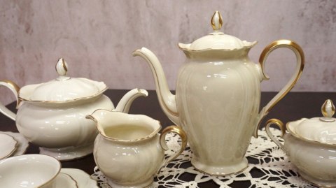 H-p ROSENTHAL VICTORIA KONACH SERWIS kawa ecru