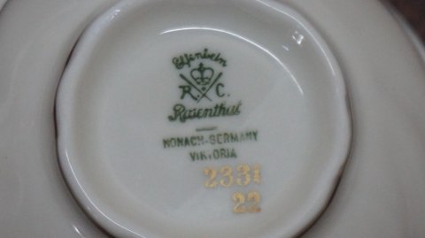 H-p ROSENTHAL VICTORIA KONACH SERWIS kawa ecru