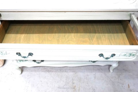 H-P STYLOWY SEKRETARZYK LUDWIKOWSKI - SHABBY CHIC STYL PROWANSALSKI BIELONY