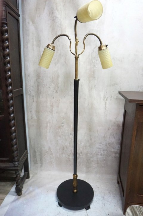 H-P UNIKATOWA LAMPA PODŁOGOWA lata 50-60 / PRL 3 ramiona