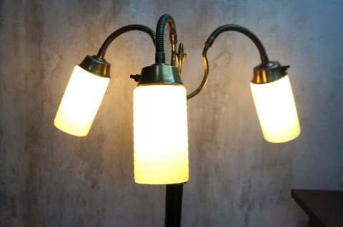 H-P UNIKATOWA LAMPA PODŁOGOWA lata 50-60 / PRL 3 ramiona