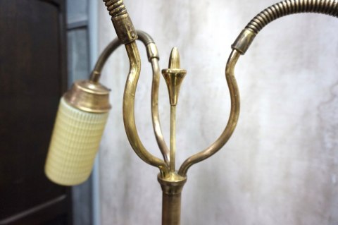 H-P UNIKATOWA LAMPA PODŁOGOWA lata 50-60 / PRL 3 ramiona