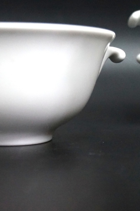 H-P KOMPLET 6 PORCELANOWYCH BULIONÓWEK ROSENTHAL GERMANY BIAŁE