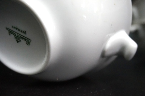 H-P KOMPLET 6 PORCELANOWYCH BULIONÓWEK ROSENTHAL GERMANY BIAŁE