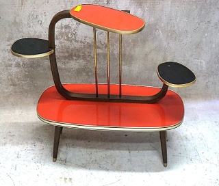 H-P KWIETNIK STOLIK VINTAGE MID CENTURY MODERN LAT 50/60 ROCKABILLY BLUMENBANK
