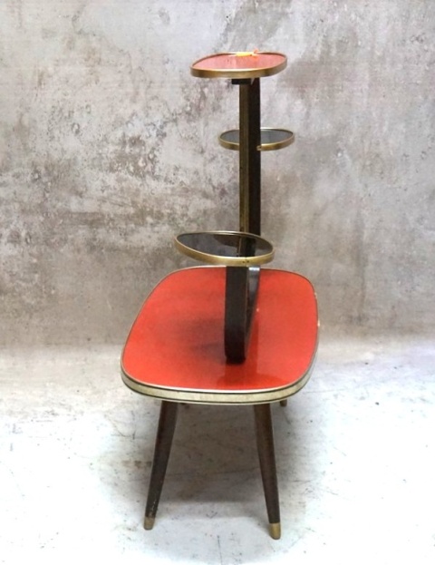 H-P KWIETNIK STOLIK VINTAGE MID CENTURY MODERN LAT 50/60 ROCKABILLY BLUMENBANK